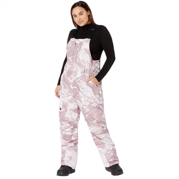 The North Face Pants - The North Face Women’s Plus Freedom Bib Lavender Fog Tonal Mountainscape Print